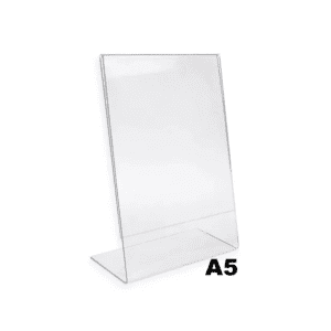 Display Plástico A5 Transparente