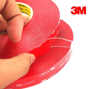 Fita Dupla Face 25mmx33m Vermelha VHB Ref 4910